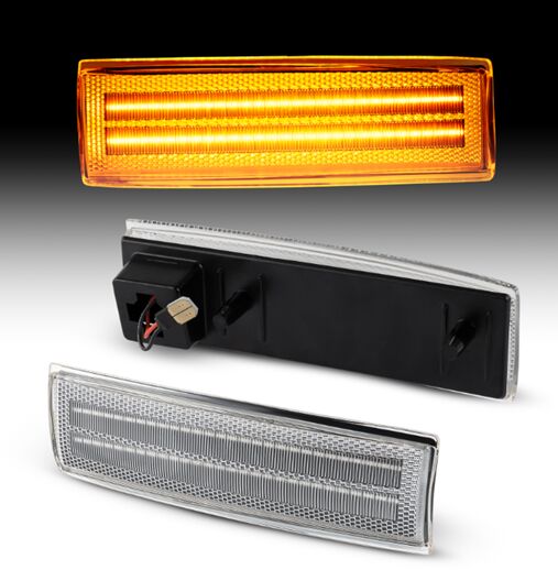 Chevrolet Blazer Front Bumper LED Side Marker
(Clear Len)(Smoked Len)(amber Len)
1set=2pcs 