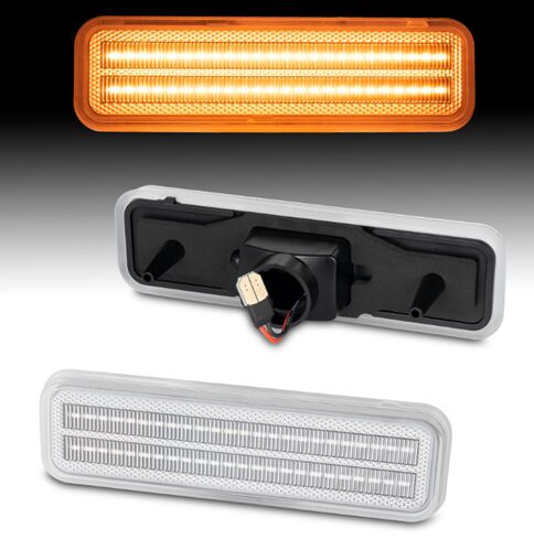  Dodge Charger Front Bumper LED Side Marker
(Clear Len)(Smoked Len)(amber Len)(Clear Len)(Smoked Len)(amber Len)
1set=