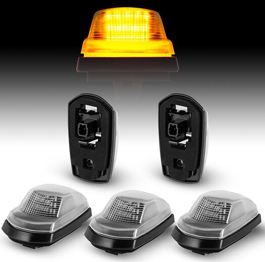 Ford F250 2017-LED Cab Roof Light
(Clear Len)(Smoked Len)(amber  Len)
1set=5pcs 