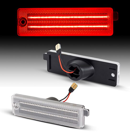 Chevy Camaro Bumper LED side marker
(Clear Len)(Smoked Len)(Red Len)