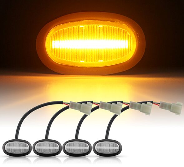 Ford F150 2009 LED Front/Rear  Dual  Fender side marker Light 
(Clear Len)(Smoked Len)(Orange Len)