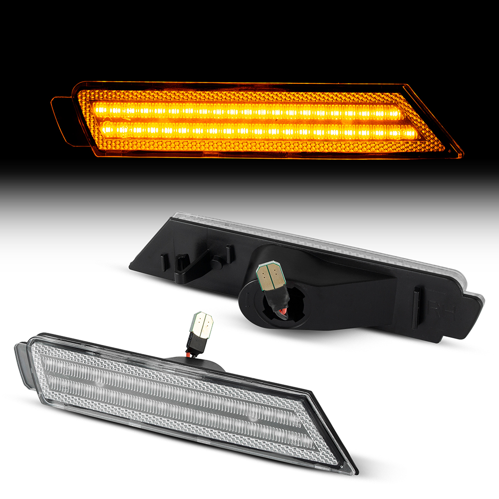 Chevrolet Camaro 2010 LED Front Bumper Side  Marker  
(Clear Len)(Smoked Len)