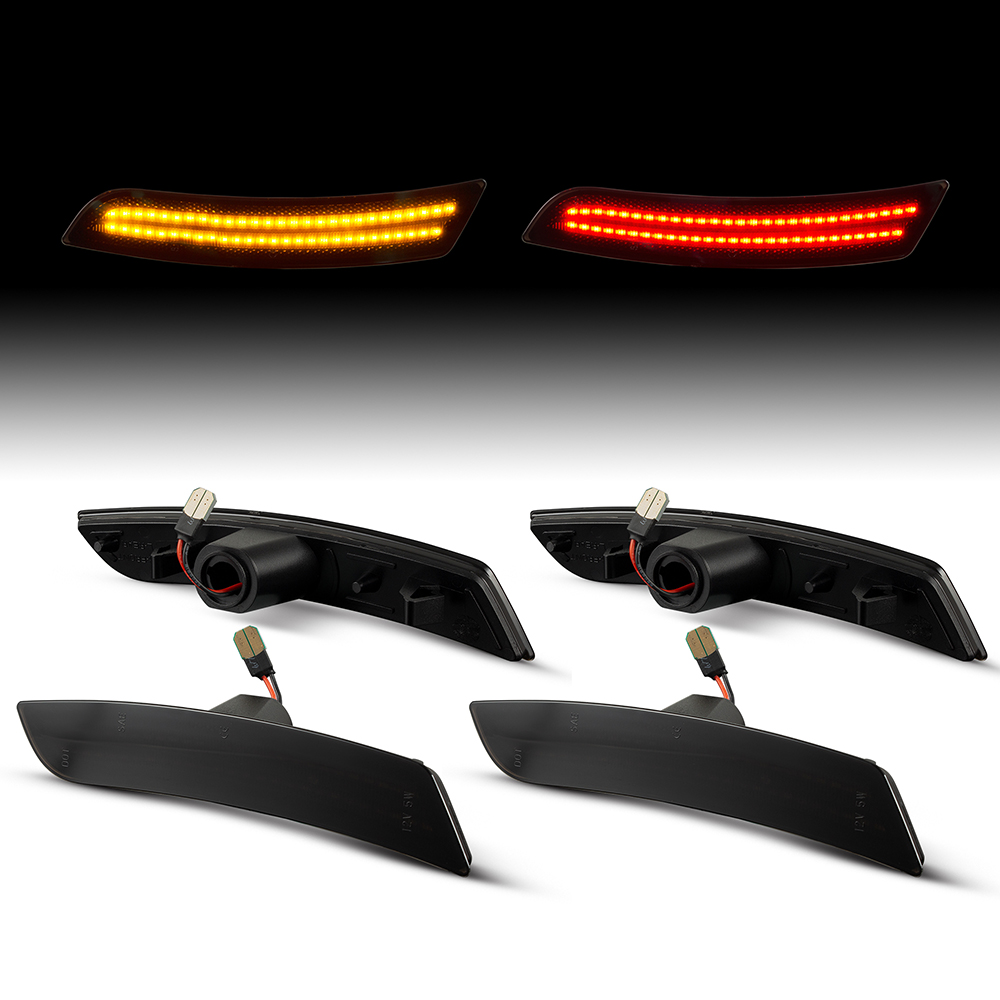 Chevrolet Camaro 2016 LED Front + Rear Bumper Side  Marker 
(Clear Len)(Smoked Len)