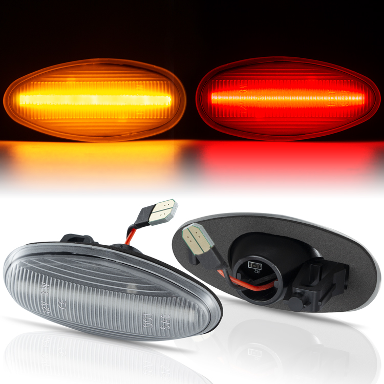 Chevrolet Siverado  LED Front + Rear Fender side marker 
(Clear Len)(Smoked Len) 