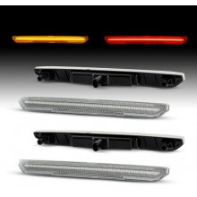 GMC 2500/3500 Front/Rear  Dual  Fender side marker Light 
1set=4pcs 
(Clear Len)(Smoked Len)(Orange Len+red len)