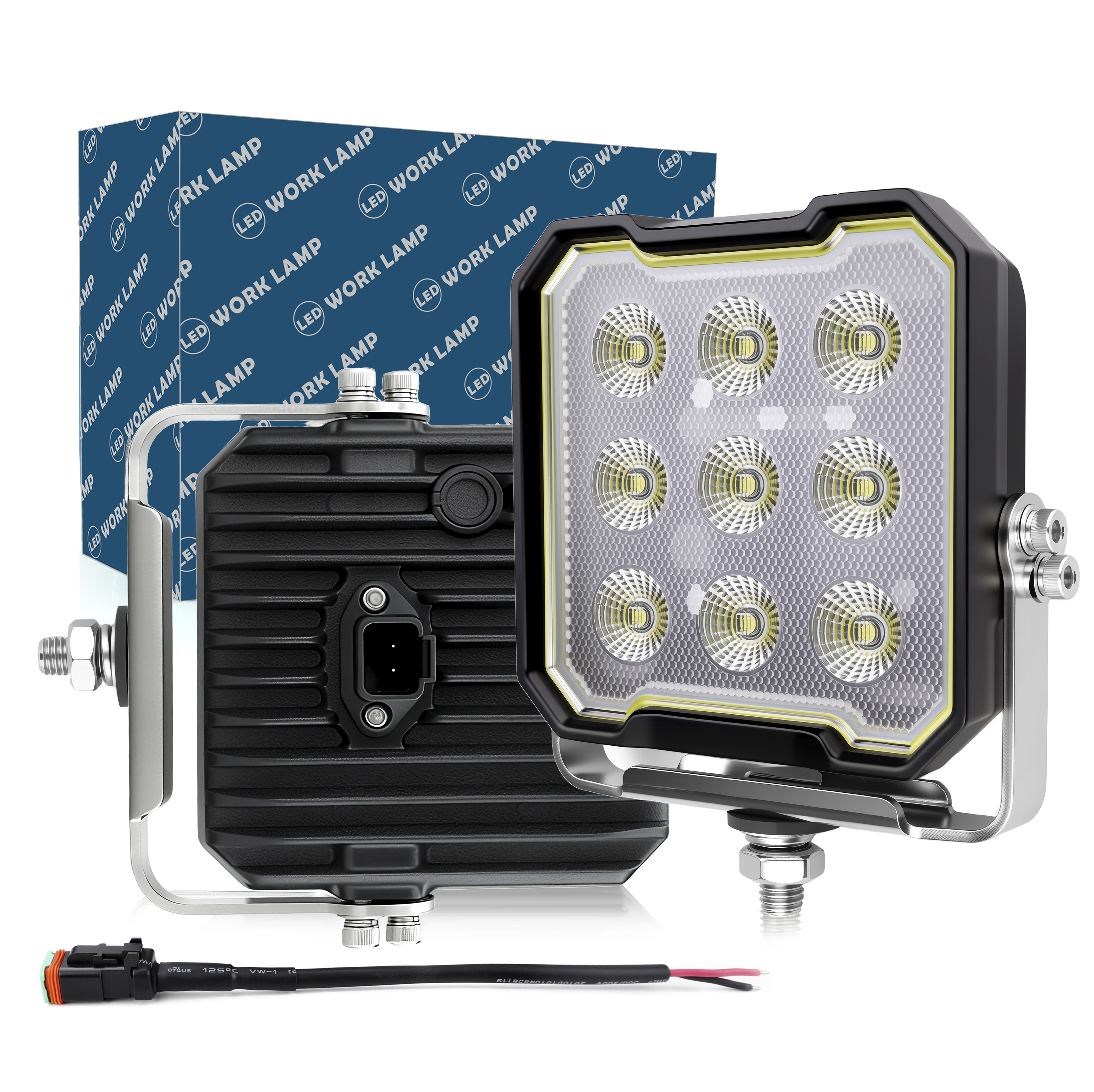 Premium 13G 5″  Compact Square 45W----(Flood)