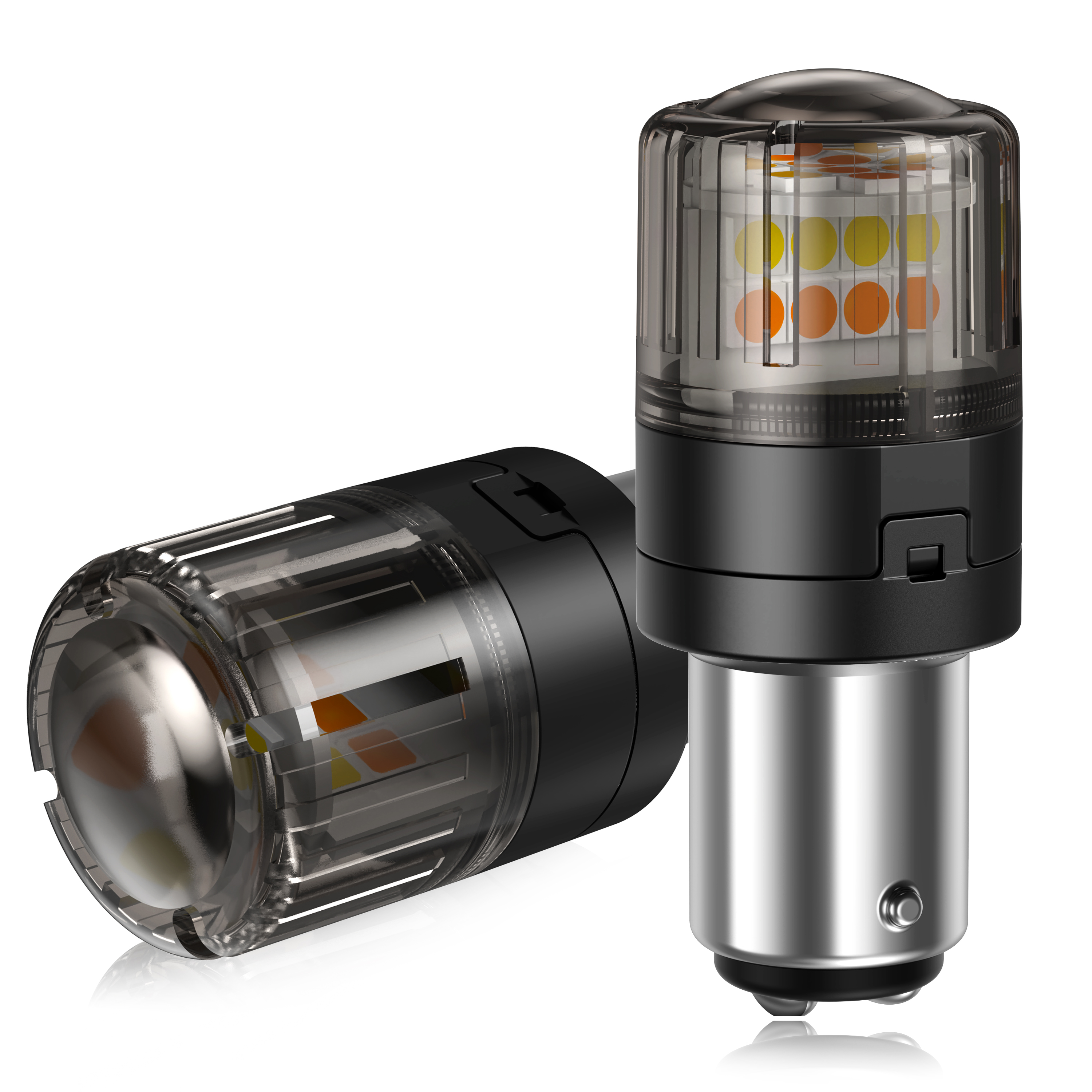 P12 BAY15D  LED Bulb Dual Color Smoked