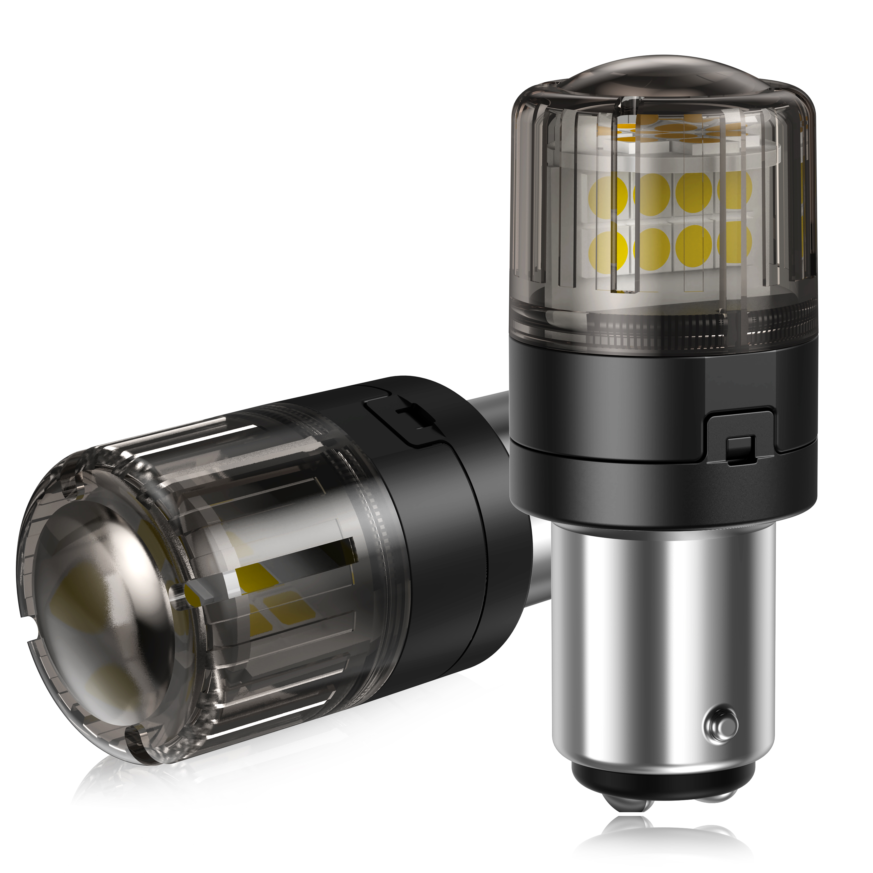 P12 BAY15D  LED Bulb Smoked