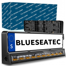 PL-B10 EVO  Number Plate Holder With Dynamic LED Driving Light bar